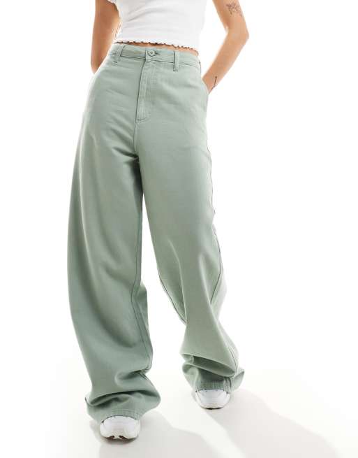 Lee - Pantalon chino décontracté - Gris vert clair