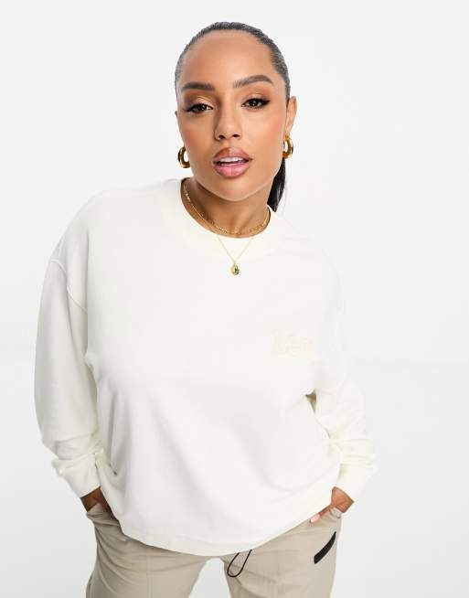 Asos white 2024 sweatshirt