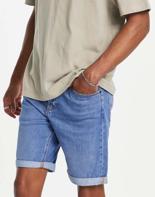 Lee regular fit shorts in light blue | ASOS