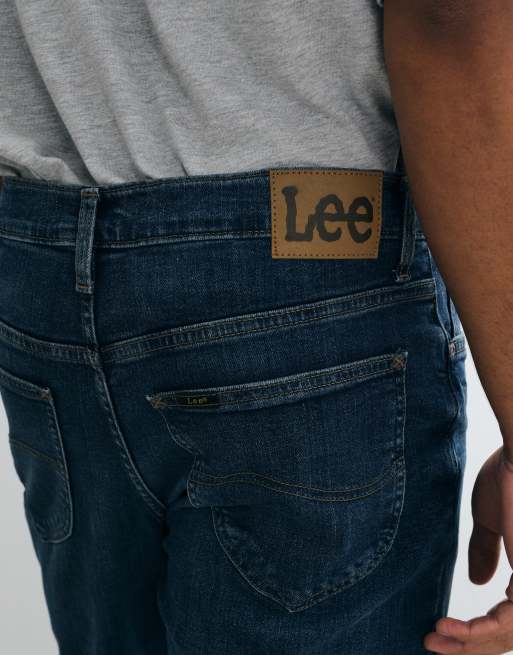 Lee regular fit tapered jeans in dark blue, 2 of 5