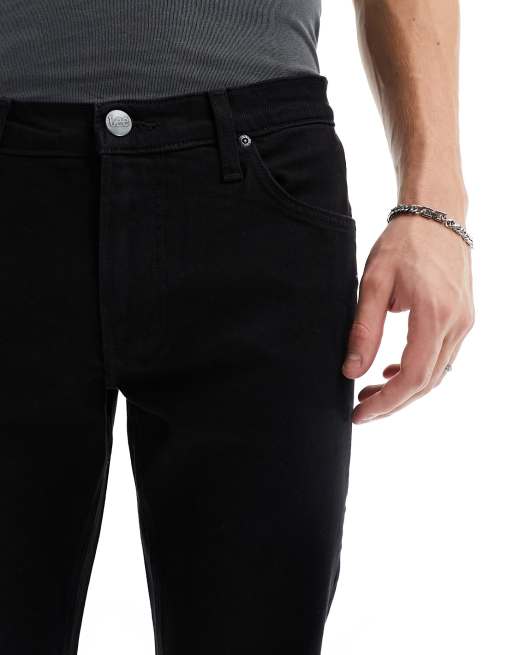 Lee regular straight jeans in black rinse, 5 of 5