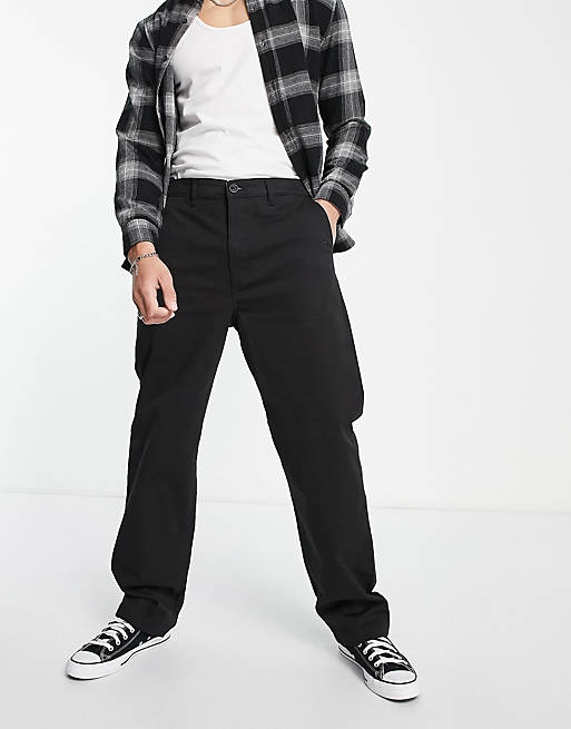 Lee relaxed fit chinos in black