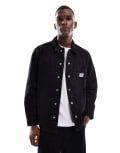 [Lee] Lee relaxed fit denim workwear overshirt in washed black L NO BREAK