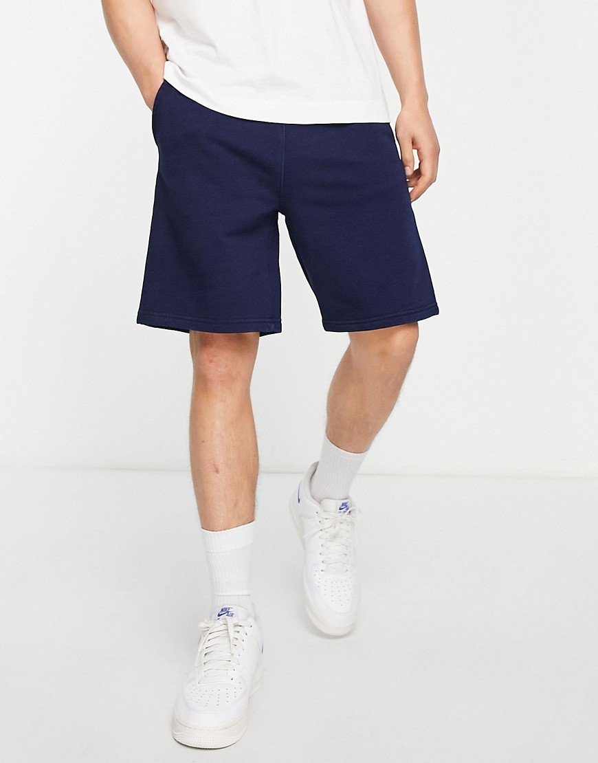 Lee relaxed fit sweat shorts in indigo blue