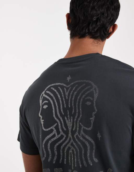 Lee – Relaxed-Fit-T-Shirt in Schwarz mit Logo, 4 von 5