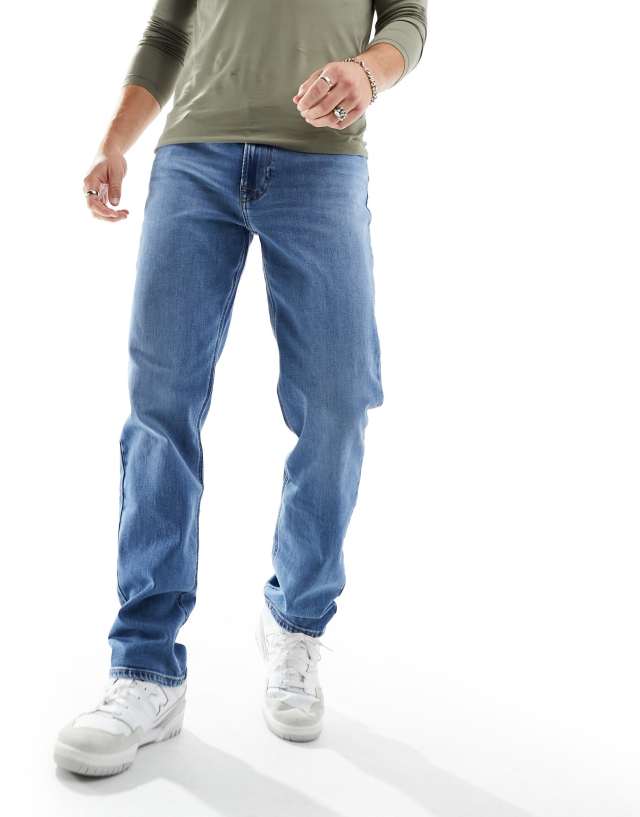 Lee - relaxed straight jeans in light blue