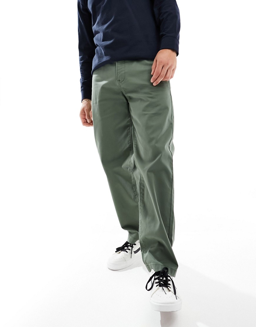 Lee relaxed twill chinos in olive grove green