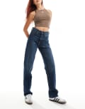 [Lee] Lee Rider Classic straight fit jeans in dark blue W24 L31 Dark blue