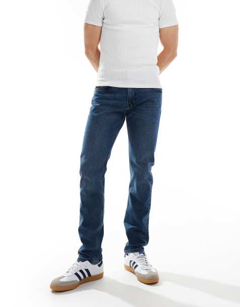 Lee – Rider – Enge Jeans in mittlerer Vintage-Waschung mit geradem Schnitt - view 1