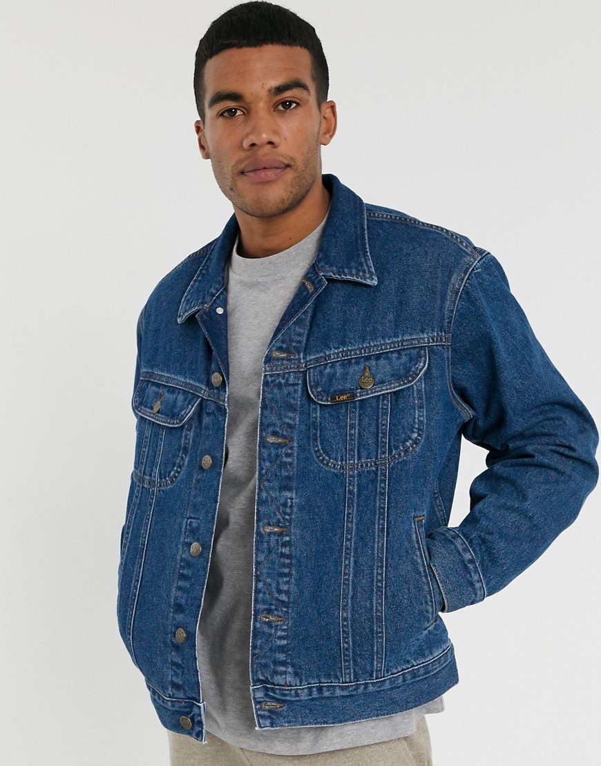 Lee - Rider - Giacca di jeans slim blu