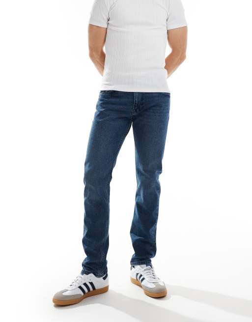 Lee - Rider - Jeans slim dritti lavaggio medio vintage