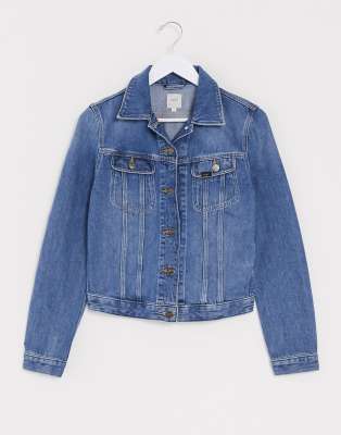 Lee - Rider - Jeansjacke in Hellblau