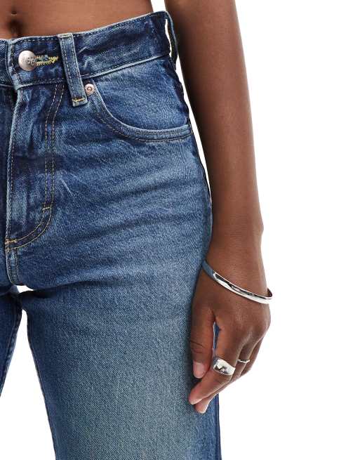 Lee - Rider - Klassiske, afslappede jeans med lige ben og kontrasterende sider i mellemblå, 5 af 5