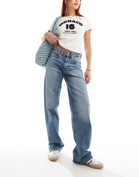 Lee Rider Loose fit jeans in mid blue - view 1