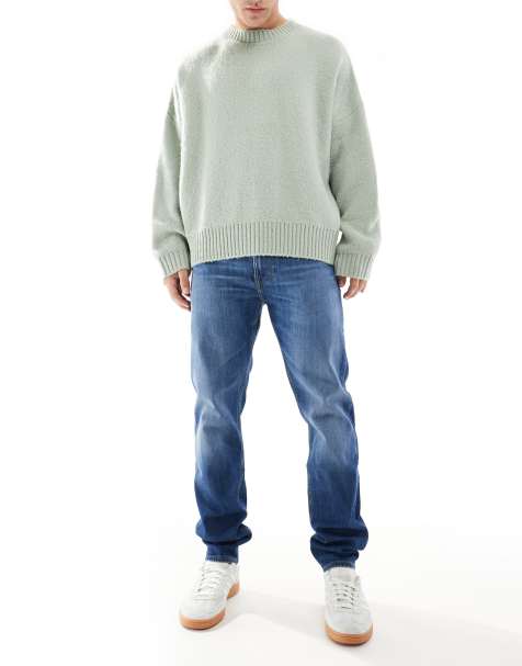 Lee - Rider - Smalle rechte jeans in blauwe mid-wash - view 1