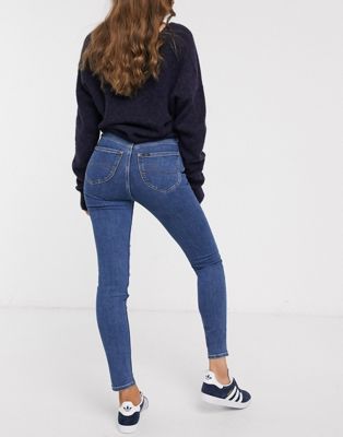 lee scarlett high rise skinny jeans