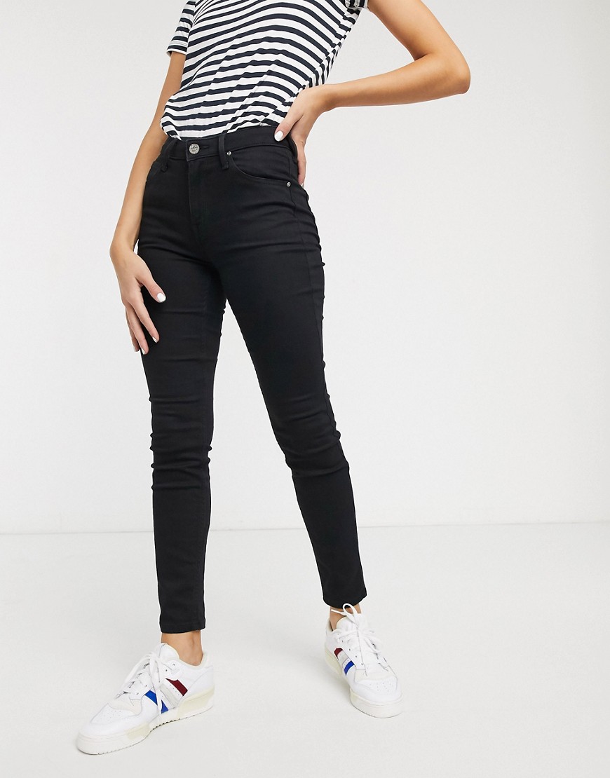Lee - Scarlett - Skinny jeans met hoge taille-Grijs