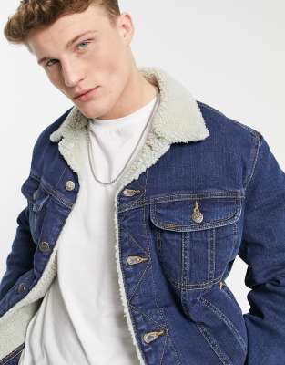 Lee sherpa jacket in dark sidney-Blues