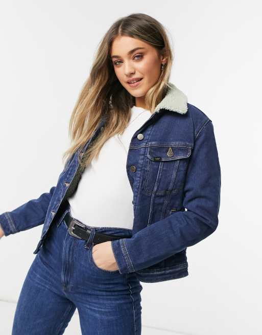 Lee Sherpa Rider Jacket Asos 