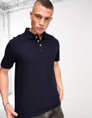 Lee short sleeve polo shirt in navy - ASOS Price Checker