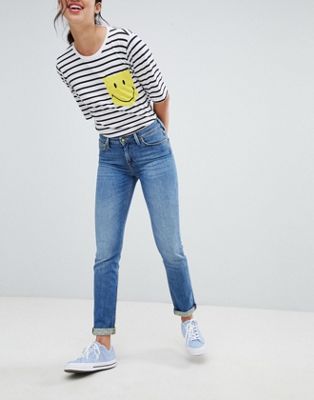 Lee - Smile Collab - Jeans met rechte pijpen-Blauw