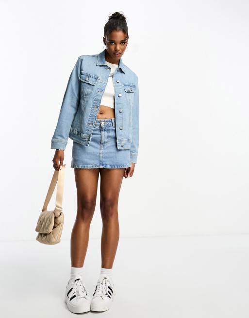 Lee white shop denim jacket