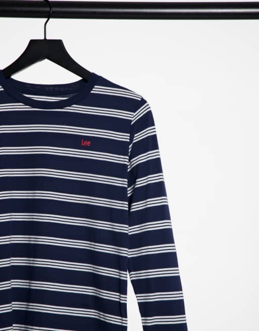 ◆LEE◆ Lee Jeans Graphic Long Sleeve T-Shirt Navy tattoo_4930_blackheather_b__79