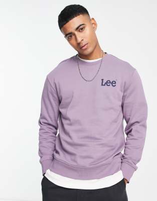 Lee sweat in purple - ASOS Price Checker