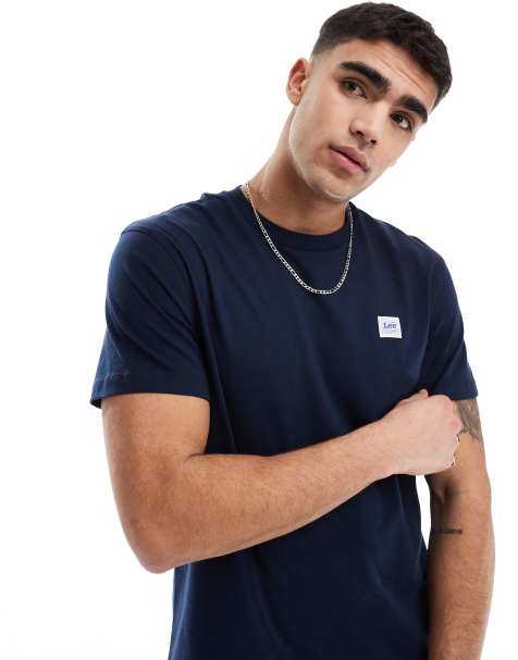 Lee - T-shirt décontracté style workwear - Bleu marine - view 1