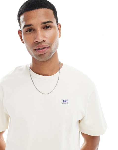 Lee - T-shirt écru con logo - view 1