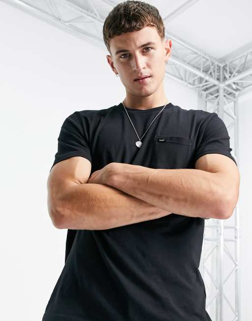 Lee – T-shirt med ficka