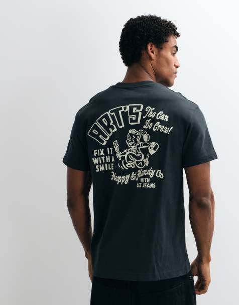 Lee t-shirt varsity bleu marine - view 1
