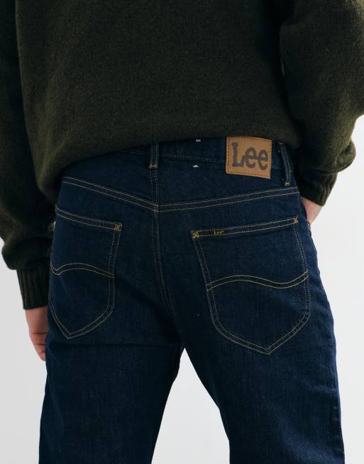 Lee tapered-jeans i sort, 5 af 5