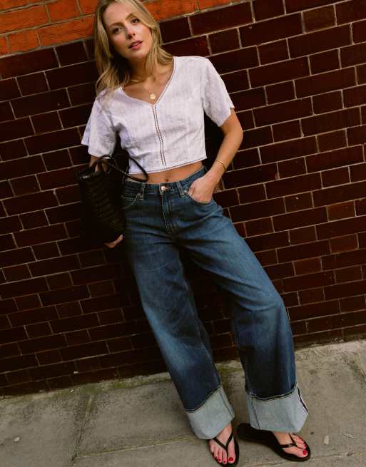Lee tie back blouse in bright white, 2 of 6