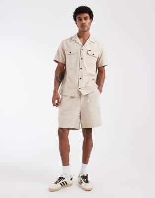 Utility-Shorts in Beige, Kombiteil-Neutral Neutral W34in