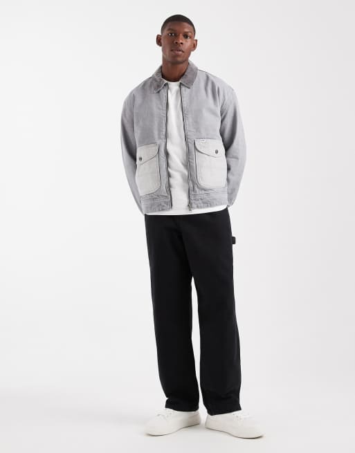 Lee utility workwear jacket in grey, 2 of 5
