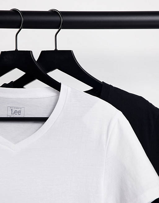 Lee v-neck t-shirts in 2 pack | ASOS