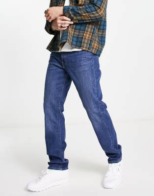 Lee west relaxed tapered fit jeans in mid wash - ASOS Price Checker