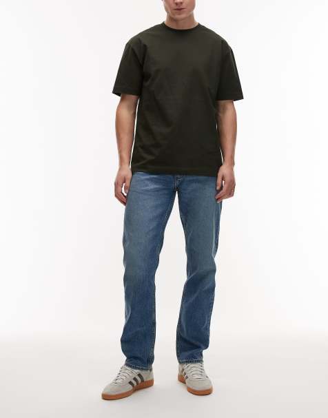 Lee - West - Jeans dritti blu medio slavato - view 1