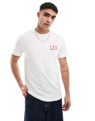 ◆LEE◆ Tropical Summer Lee T-Shirt White Spike Lee- “Summer Of Sam” -White Shirt- XXL- 40 Acres And A