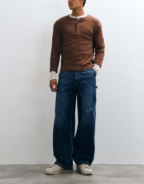 Lee - Workwear - Baggy timmermansjeans in lichte wassing - view 1