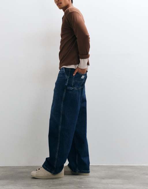 Lee - Workwear - Baggy timmermansjeans in lichte wassing, 2 van 5