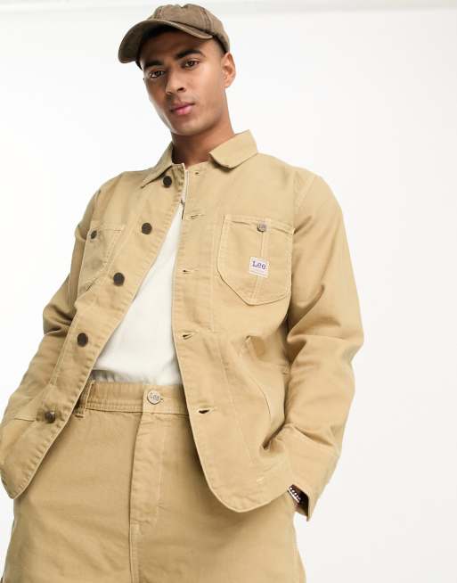 Beige 2025 canvas jacket