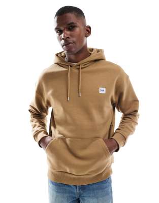 Lee Workwear Hoodie In Brown