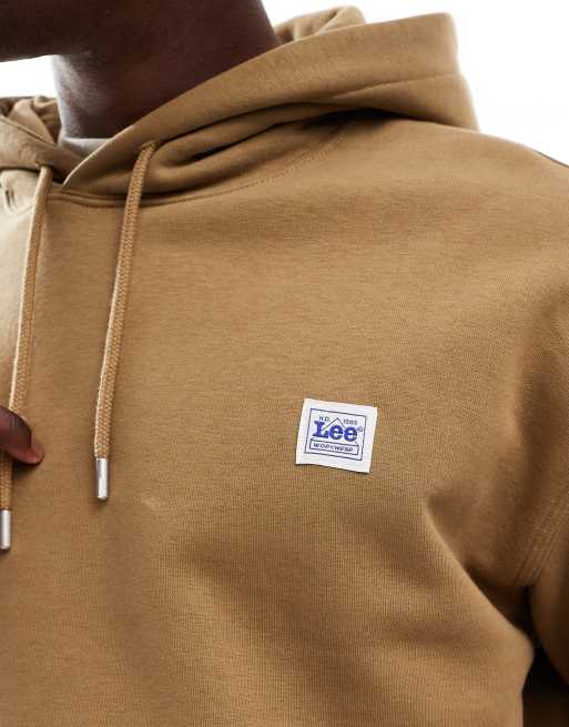 Lee workwear hoodie in tan, 4 of 5