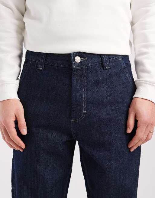 Lee - Workwear - Jeans a fondo ampio lavaggio blu scuro, 5 di 5