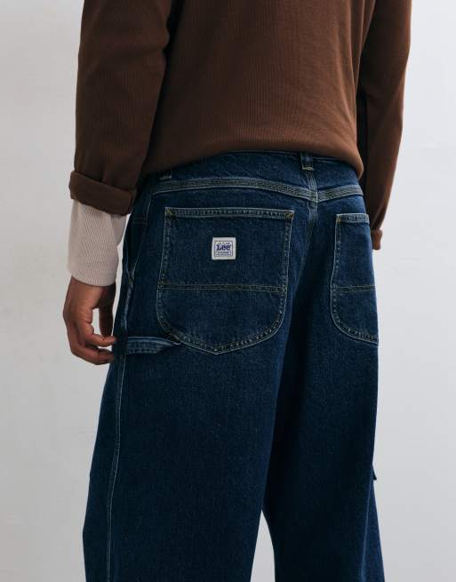 Lee workwear jeans carpenter baggy w jasnym odcieniu, 5 z 5
