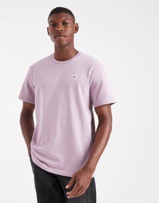 Lee Workwear Logo T-shirt In Pink