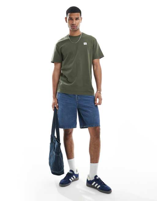 Lee workwear logo T-shirt in green | ASOS