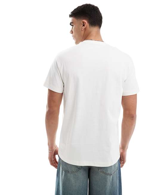 Lee Workwear – Luźny T-shirt w kolorze złamanej bieli, 4 z 4